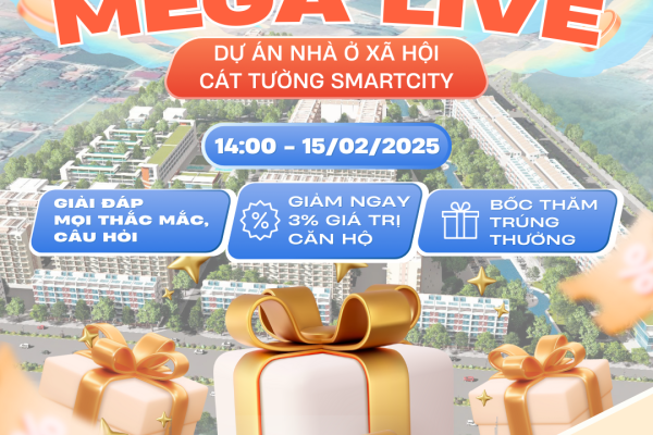 thông báo phiên megalive giảm 3% giá trị căn hộ